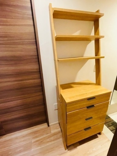 値下げ>ディスプレイ棚付き収納チェスト　家具