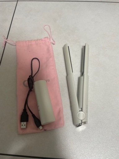 ヘアアイロン ポータブル　充電式！