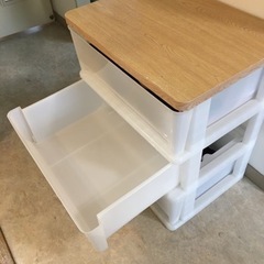 ニトリ　天坂チェスト　3段の画像