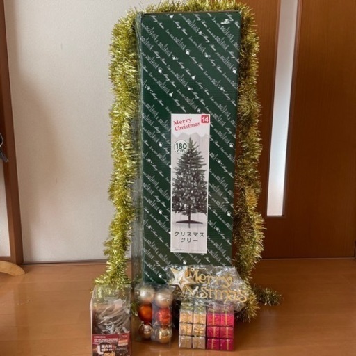 クリスマスツリー1.8mその他セット