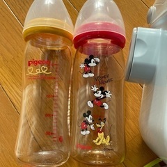 【除菌じょーず】【哺乳瓶（母乳実感）】【哺乳瓶ハサミと乳首洗浄ブラシ】の画像