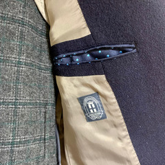 【美品】スーツカンパニーANTONIO LAVERDAネイビーチェスターコートの画像
