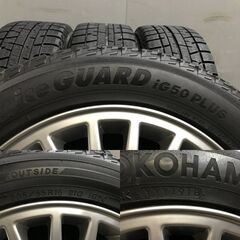 【YOKOHAMA ice GUARD iG50 PLUS 205/55R16】スタッドレス【VOLVO V50 ボルボ 純正ホイール 16インチ 4本 6.5J5HPCD108+52.5】 　(VTN921)クレジットカード QRコード決済可能の画像