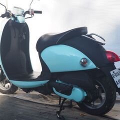 売却済み ヤマハ ビーノ ホワイト・パステルグリーン　ゆるキャン△カラー車 YAMAHA VINOの画像