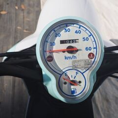 売却済み ヤマハ ビーノ ホワイト・パステルグリーン　ゆるキャン△カラー車 YAMAHA VINOの画像