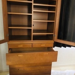 中古　食器棚の画像