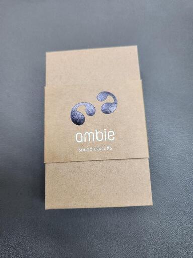 ambie ワイヤレスイヤホン(ブラック)
