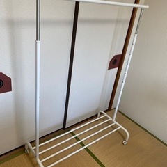 受渡者決定　ハンガーラック➕物干し➕全身鏡　セット