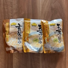 お譲り先決定済　本日中！たまご粥　玄米がゆ　3個セット　未開封、...