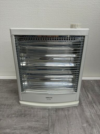 YAMAZEN 電気ストーブ DS-D086 800W ホワイト 出力切替2段階 ヒーター