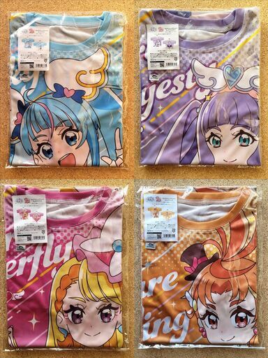 新品 ひろがるスカイ！プリキュア フルグラフィックTシャツ 4枚セット