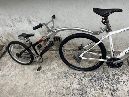 20インチ 親子連結自転車補助自転車 接続タイプ 自転車 バイクトレーラー 親子 サイクリング 軽量 ?プロフ必読