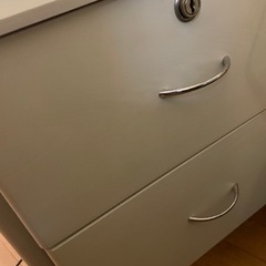 【交渉中】引き出し収納付きネイルデスク　パソコンデスク　の画像