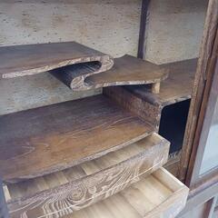 ※値下げ致しました。【ドリーム尾浜店】桑 茶箪笥 アンティーク 現状販売の画像