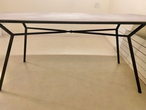 セラミックダイニングテーブル　170cm チェア2脚おまけ