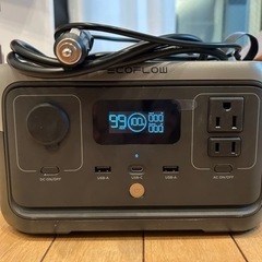 【本体美品】EcoFlow ポータブル電源 RIVER 2 256Wh