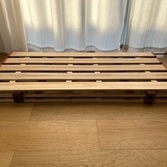 【お譲り先決まりました】シングル用すのこ4枚セット（1枚あたり縦60×横100）の画像