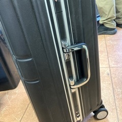 12/25 値下げ🧳カッコいい🧳SKY NAVIGATOR 60L キャリーバッグ スカイナビゲーター 黒 鍵付 美品 283の画像