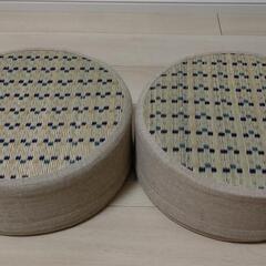 【ニトリ】い草　高座クッション 丸型  2コセット