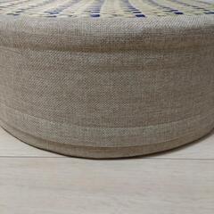 【ニトリ】い草　高座クッション 丸型  2コセットの画像