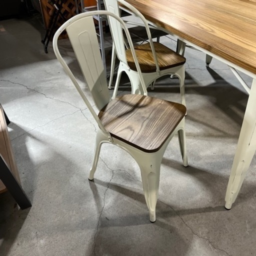 ☆人気の4人掛け!!☆ オシャレなビンテージ調家具!! ダイニングテーブル＆チェア+ベンチセット デレーナビンテージ ベガコーポレーシ