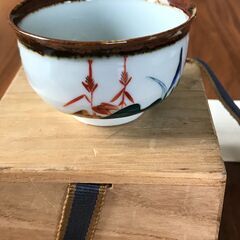 九谷焼き 高田伝一郎の朝顔シリーズ ぐい呑 アンティーク 値下げしました！の画像
