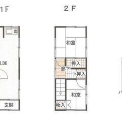 ！！！手数料無料！！！🌟「西六郷」 借地権戸建て！南向きの2DK...