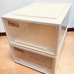 Fits  天馬　衣装ケース　2点セット　ポリプロピレン　カプチ...