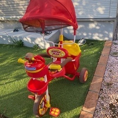 【値下げ・美品】アンパンマン・三輪車 アンパンマン - お値下げしました。【手渡し限定】アンパンマン