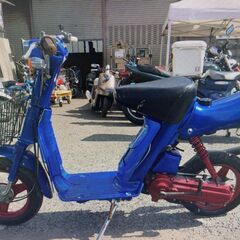 福山市　瀬戸町　ヤマハ　パッソル　2E9　書類付き　やんちゃ仕様　チャンバー付き　レストア カスタムベースにもの画像