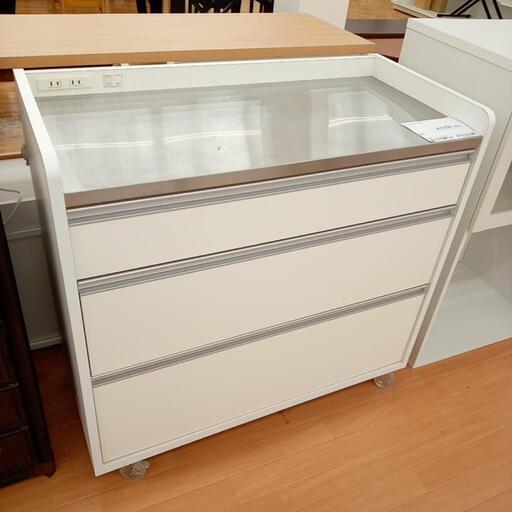 ★ジモティ割あり★ キッチンカウンター　ホワイト　クリーニング済　YJ968