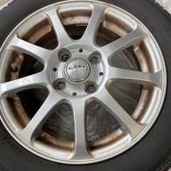 155/65R14 スタッドレスタイヤのホイール4本