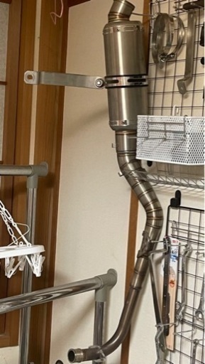 モンキー系のステンレスフルエキマフラー