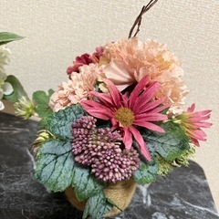 フェイクフラワー　2つセットの画像