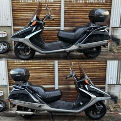フュージョンX MF02 寒気応援セール!!週末限定特別価格!!実働！セル1発！ロングスクリーン！リアBOXオマケ！HONDA fusion Xの画像