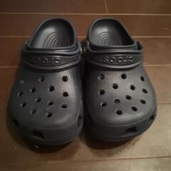 crocs　19cm　紺色　取引中