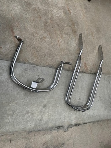 ハーレーダビッドソンFLHRC用メッキレールセット