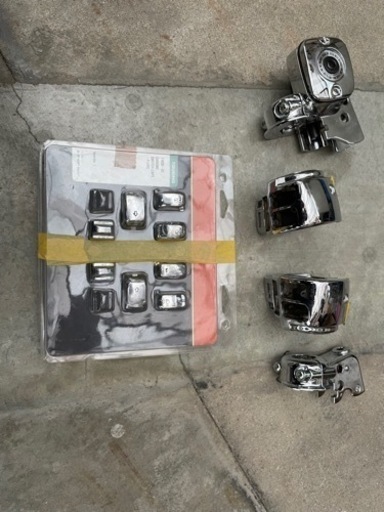 ハーレーダビッドソン　純正　ハンドル廻りメッキパーツセット