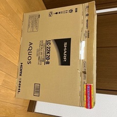 sharp LCー22K20ーB テレビ　取引完了の画像