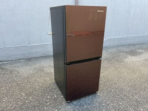 ★動作〇 清掃済 保証有★ 冷蔵庫 Hisense HR-G13A-BR 134L 2019年製 2ドア 冷凍冷蔵庫