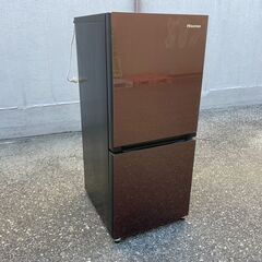 ★動作〇 清掃済 保証有★ 冷蔵庫 Hisense HR-G13A-BR 134L 2019年製 2ドア 冷凍冷蔵庫