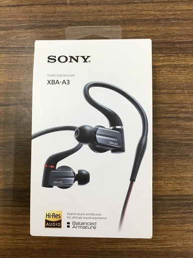 SONY ステレオイヤーレシーバー XBA-A3