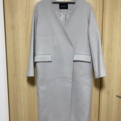 【値下げしました！】ノーカラーコート グレー simplicite