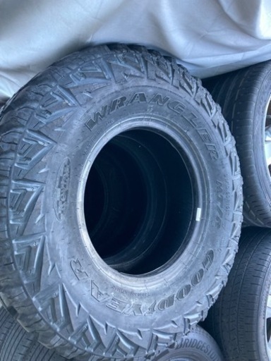 【手渡しのみ】中古タイヤ グッドイヤー wrangler 31×10.50R15LT MTタイヤ 4本 デリカ プラド パジェロ