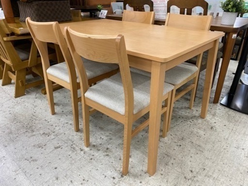 【愛品館 江戸川店】NITORI（ニトリ）ダイニングテーブル5点セット ID:152-008912-007