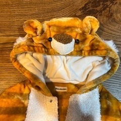 mou jon jonベビーポンチョ　70〜80の画像