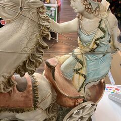 馬車ベンハー 西洋美術品 インテリア 置物 イタリア 洋風 人形 豪華な