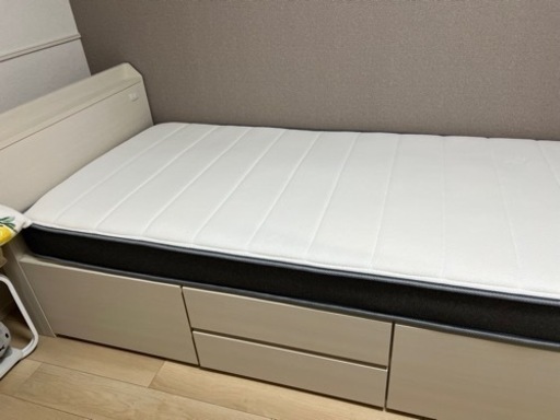 シングルベッド、マットレス