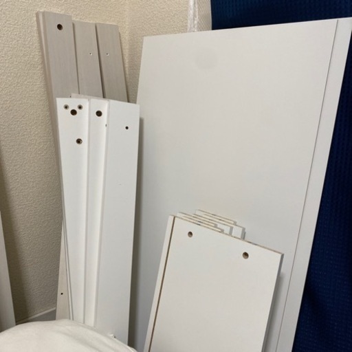 【未使用品】【お子様にもピッタリ】アイリスオーヤマの収納付きベッド マットレス付き