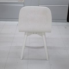 ダイニングチェア チェアイス 家具 ホワイト  幅42×奥行40×高さ79.5ｃｍ 苫小牧西店の画像